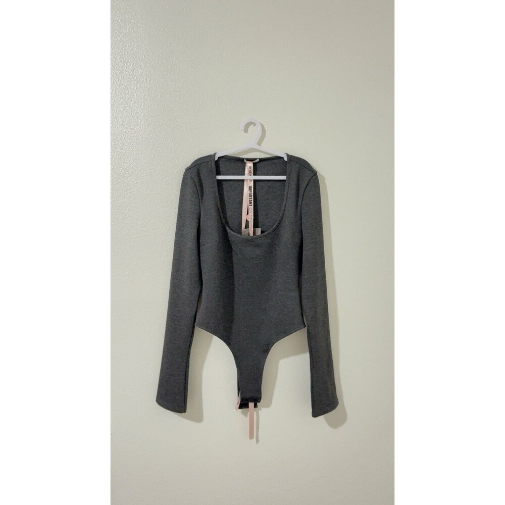 NWT House of CB Marianna Body Suit In Gray Size Small